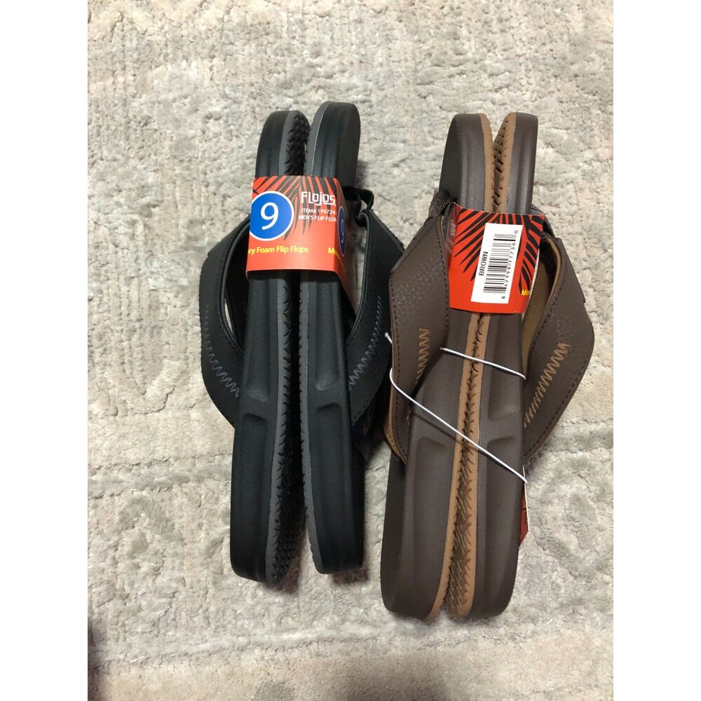 Men's 9 Flojos Flip Flops Bundle New